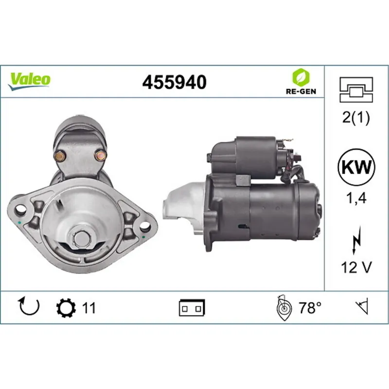 Direktkauf VALEO Starter VALEO RE-GEN - AT 455940