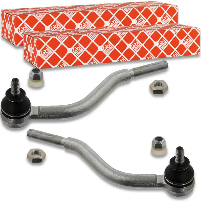 Zertifiziert 2x Febi Spurstangenendstück mit Kronenmutter passend für Peugeot 405 1 2 2.0 1.8