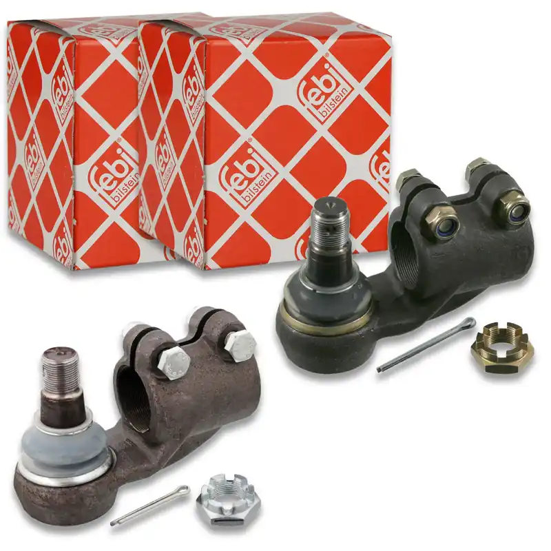 2x Febi Spurstangenendstück mit Kronenmutter passend für DAF F FA FT DHT FAS FMD Top-Preis