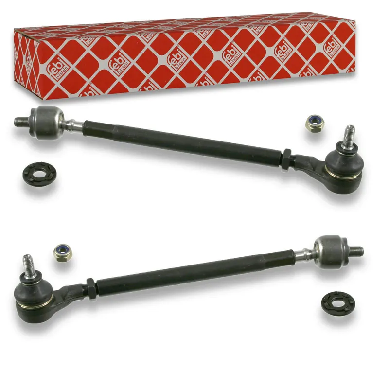 2x FEBI Spurstange Axialgelenk vorne passend für u.a. RENAULT CLIO I BC57 1.2 Nur Für Kurze Zeit