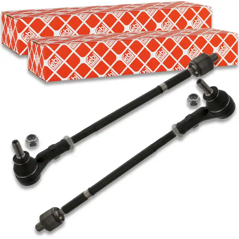 2x FEBI Axialgelenk mit Kontermutter vorne passend für VW GOLF IV 1J1 1.4 16V Bestseller