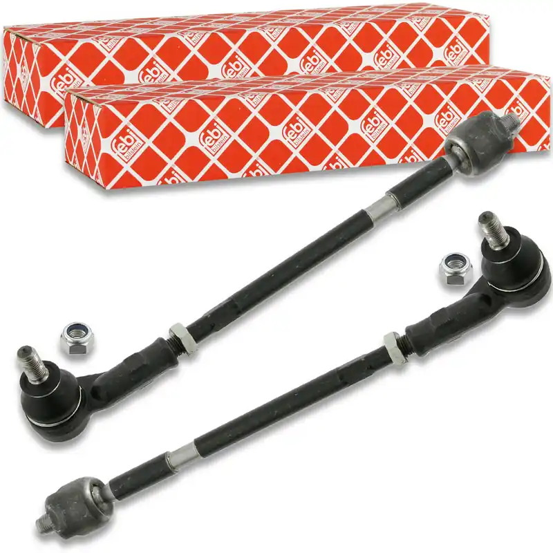 2x FEBI Spurstange Axialgelenk ProKit vorne passend für VW POLO III 6N1 60 1.4 Top-Angebot