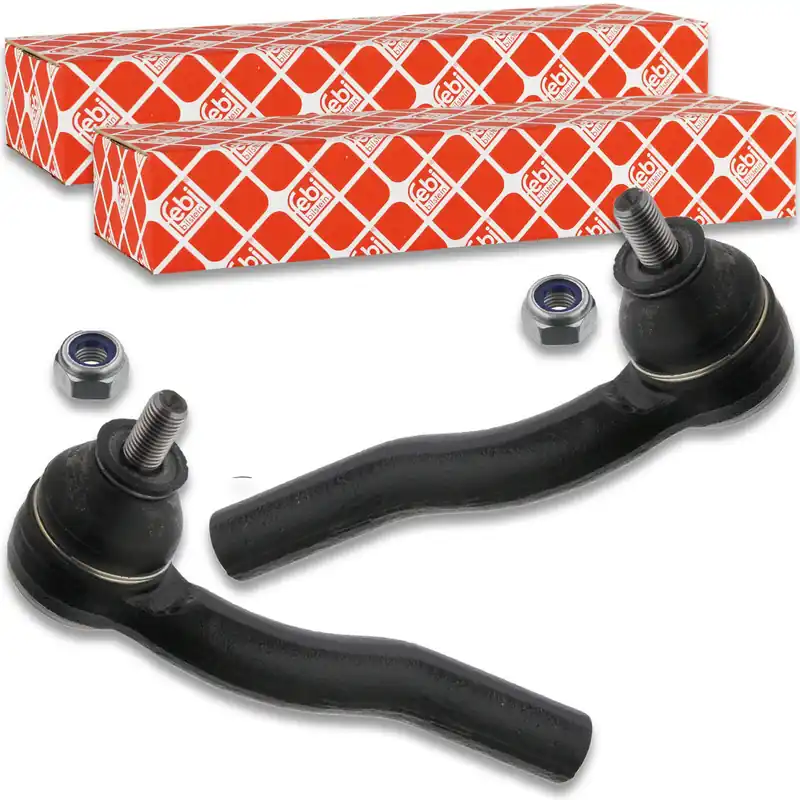 Zertifiziert 2x Febi Spurstangenendstück mit Sicherungsmutter passend für Fiat Doblo 1.4 1.3