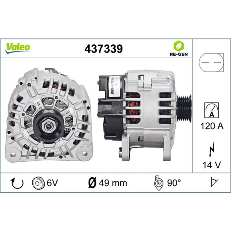 Expressversand VALEO Generator VALEO RE-GEN - AT 437339